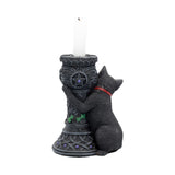 Midnight Cat Candle Holder Wiccan Witch Gothic Ornament - Figurines Small (Under 15cm) at Gift Moments