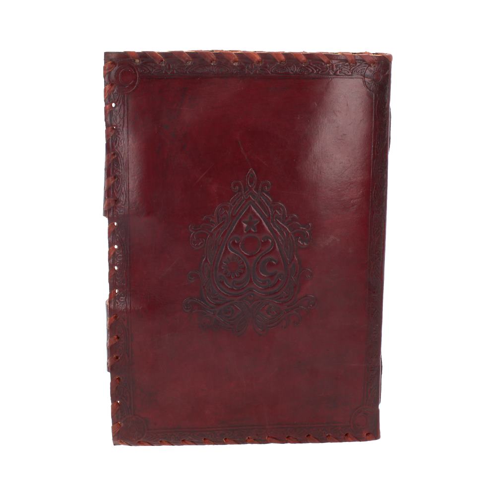 Spirit Board Clasping Embossed Leather Journal - Leather Journals at Gift Moments