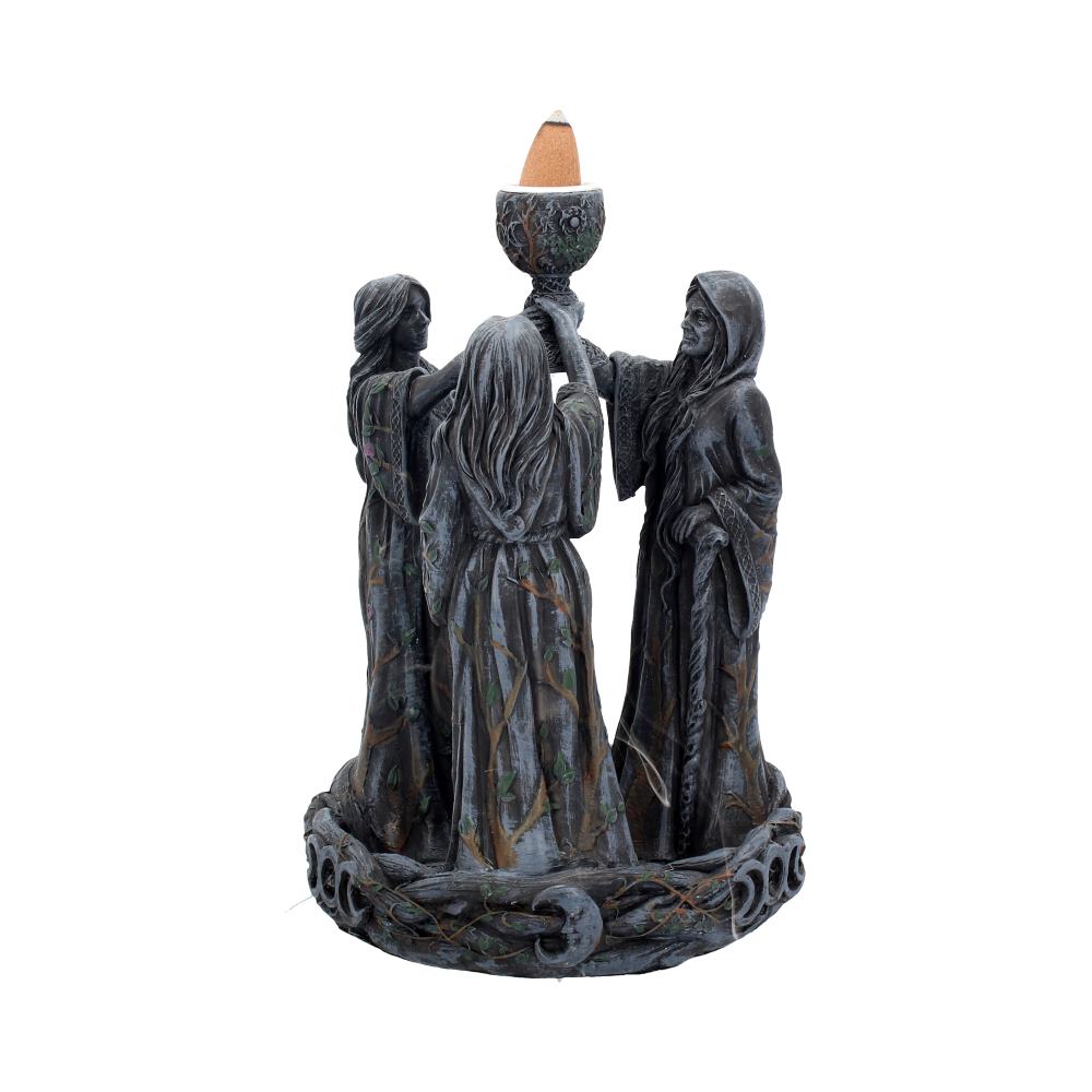 Mother Maiden & Crone Backflow Incense Burner 18cm - Incense Holders at Gift Moments