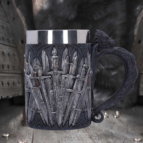 Medieval Sword Dragon Tankard Gothic Fantasy Mug - Tankards at Gift Moments