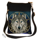 Small The Wild One Fantasy Wolf Shoulder Bag by Lisa Parker Default Title - Bags at Gift Moments