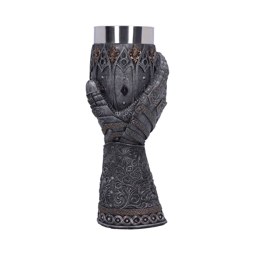 Medieval Lion Heart Gauntlet Armour Goblet Default Title - Goblets & Chalices at Gift Moments