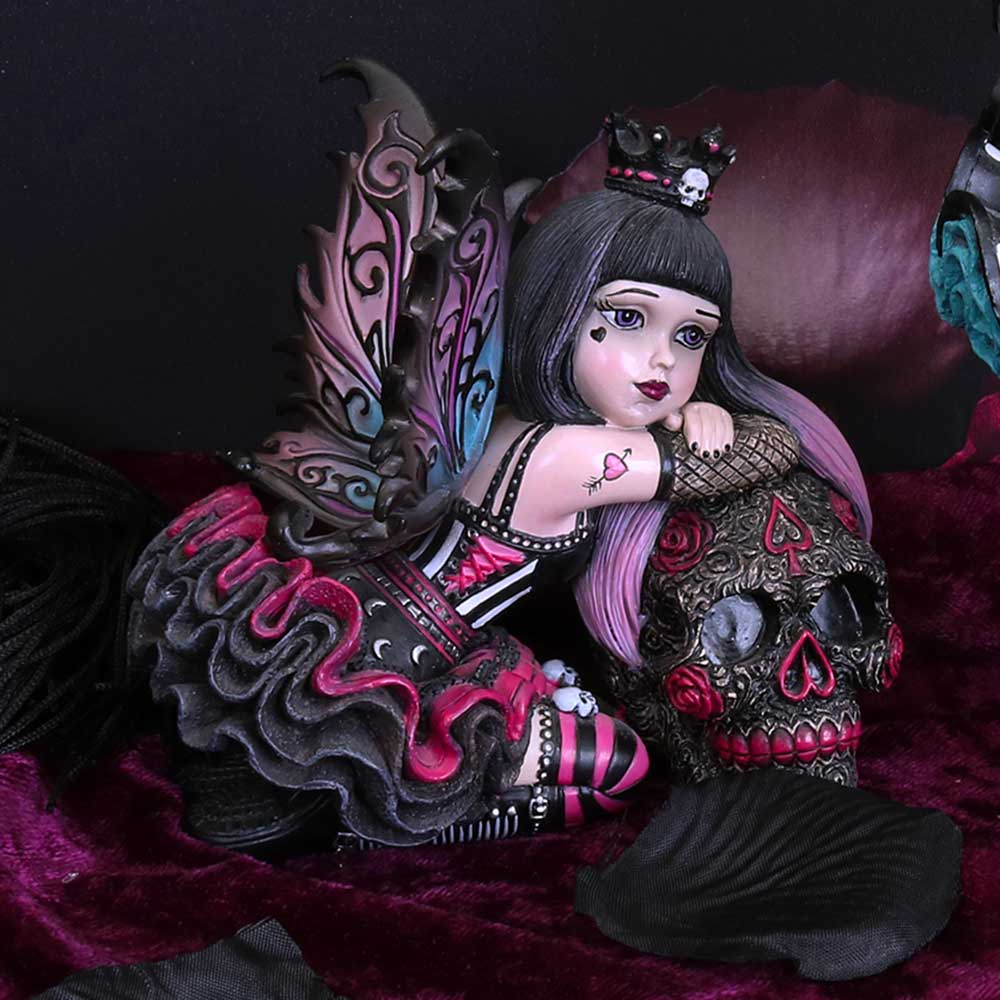 Little Shadows Lolita Figurine Gothic Fairy and Sugar Skull Ornament - Figurines Medium (15-29cm) at Gift Moments