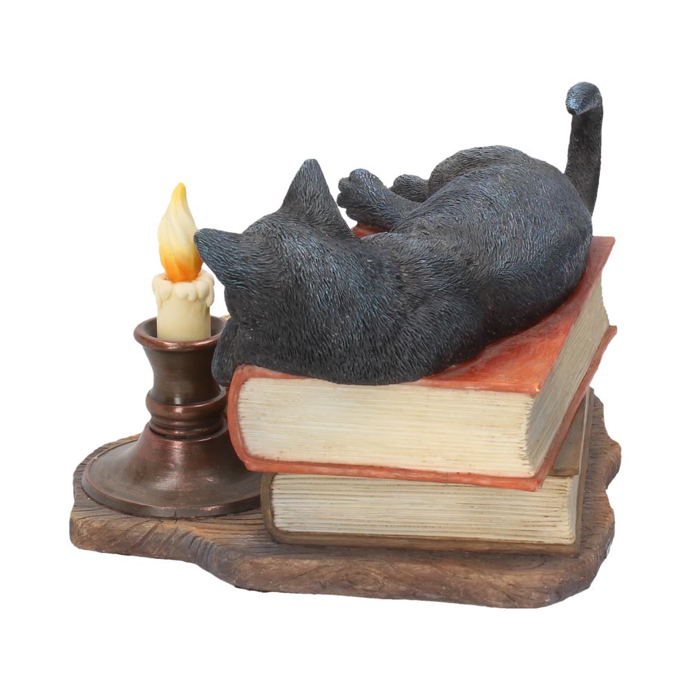 Witching Hour Cat Figurine by Lisa Parker Black Cat & Candle Ornament - Figurines Medium (15-29cm) at Gift Moments