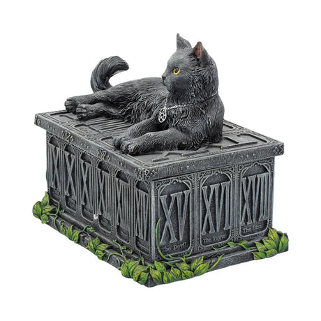 Fortune's Watcher Cat Familiar Tarot Box - Boxes at Gift Moments