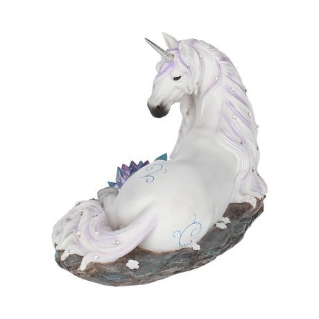 Jewelled Tranquillity Figurine White Unicorn and Crystal Ornament - Figures & Collectables at Gift Moments