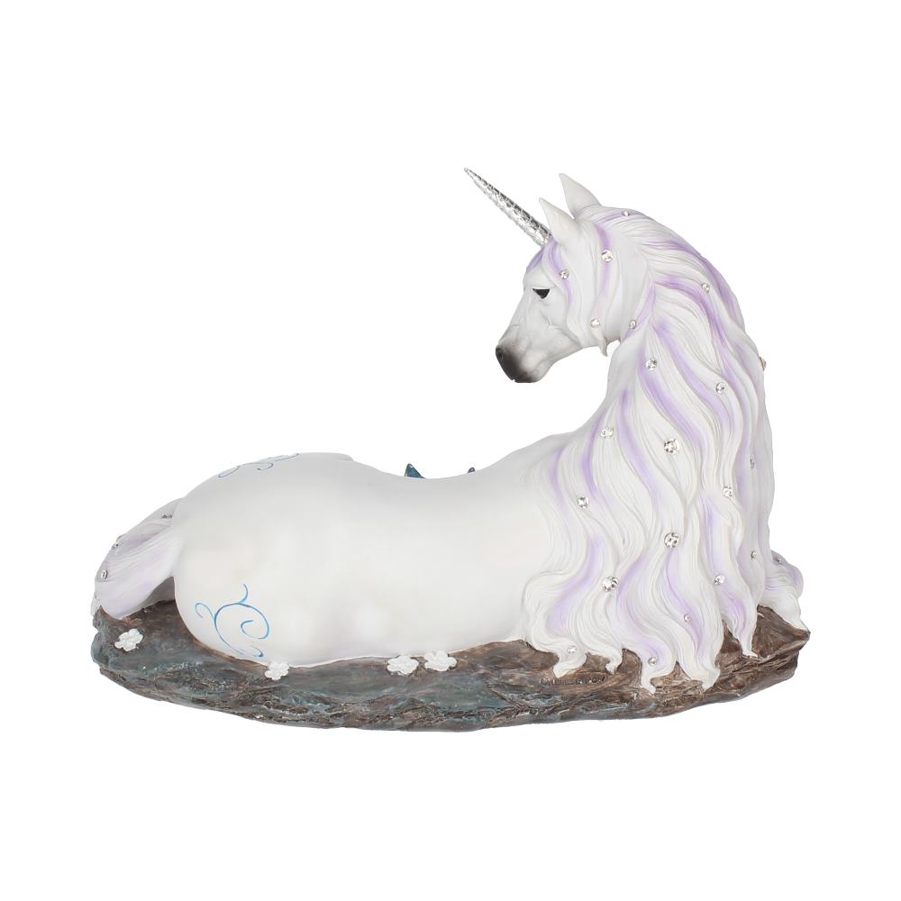 Jewelled Tranquillity Figurine White Unicorn and Crystal Ornament - Figurines Medium (15-29cm) at Gift Moments