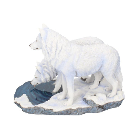 Warriors of Winter Wolf Figurine by Lisa Parker Snowy Wolf Ornament - Figurines Large (30-50cm) at Gift Moments