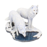 Warriors of Winter Wolf Figurine by Lisa Parker Snowy Wolf Ornament Default Title - Figurines Large (30-50cm) at Gift Moments