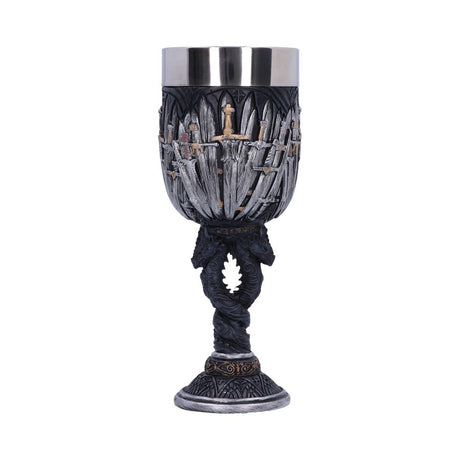 Medieval Sword Dragon Wine Goblet Default Title - Goblets & Chalices at Gift Moments