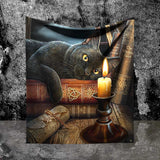 Lisa Parker Witching Hour Throw Witch Cat Blanket - Throws at Gift Moments