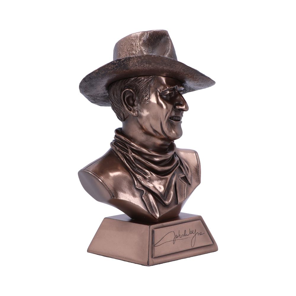 John Wayne Bronze Bust 18cm - Figures & Collectables at Gift Moments