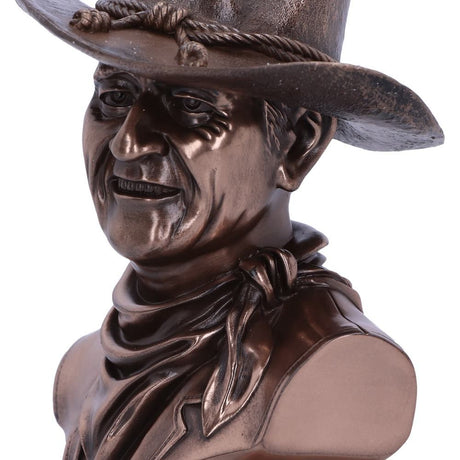 John Wayne Bronze Bust 18cm - Figures & Collectables at Gift Moments