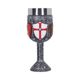 English Three Lions Shield St George Henry IV Wine Goblet - Goblets & Chalices at Gift Moments