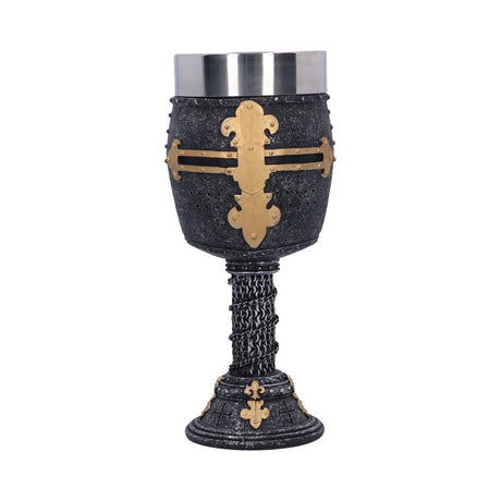 Crusader Medieval Knight Chainmail Wine Goblet Default Title - Goblets & Chalices at Gift Moments