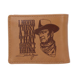 John Wayne Quote Wallet by Nemesis Now - Wallets at Gift Moments