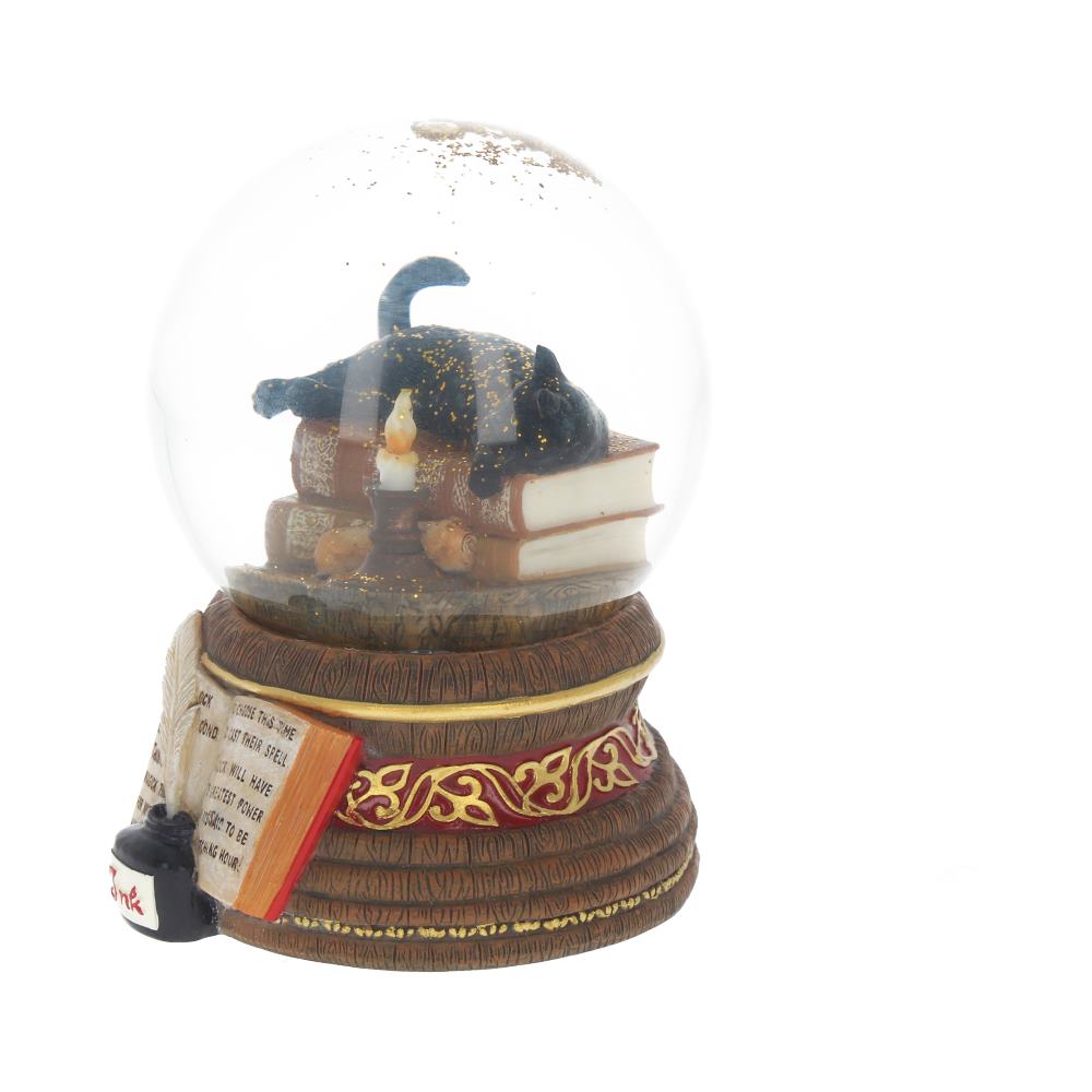 Lisa Parker Witching Hour Cat Snowglobe - Snow Globes at Gift Moments