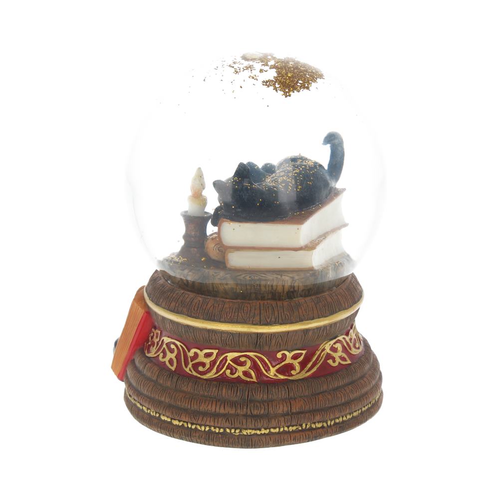 Lisa Parker Witching Hour Cat Snowglobe - Snow Globes at Gift Moments