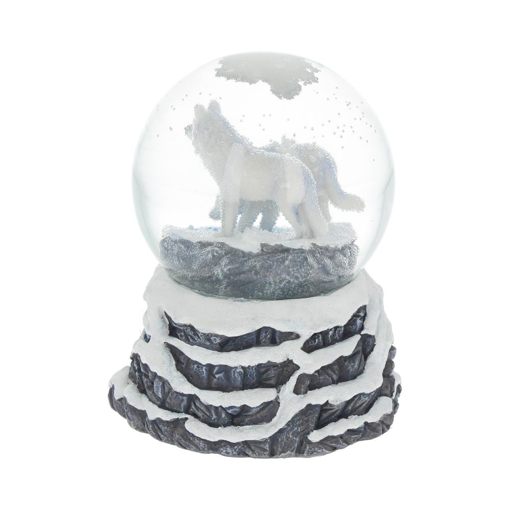 Lisa Parker Warriors of Winter Wolf Snowglobe - Snow Globes at Gift Moments