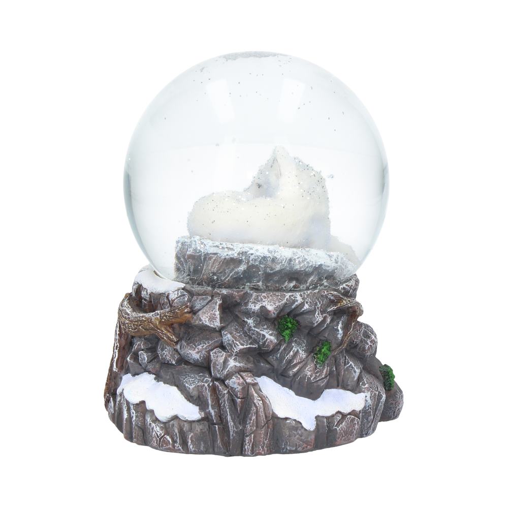 Lisa Parker Guardian of the North Wolf Snowglobe - Snow Globes at Gift Moments