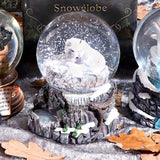 Lisa Parker Guardian of the North Wolf Snowglobe - Snow Globes at Gift Moments