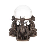 Bronze Dragons Prophecy Mythical Crystal Ball Holder - Crystal Balls & Holders at Gift Moments