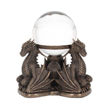 Bronze Dragons Prophecy Mythical Crystal Ball Holder Default Title - Crystal Balls & Holders at Gift Moments