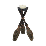 Triple Broomstick Witchcraft Tealight Holder - Candles & Holders at Gift Moments