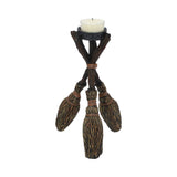 Triple Broomstick Witchcraft Tealight Holder - Candles & Holders at Gift Moments