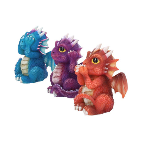 Three Wise Dragonlings Figurines Dragon Ornaments - Figurines Small (Under 15cm) at Gift Moments