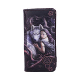 Anne Stokes Soul Bond Wolf Embossed Purse Default Title - Purses at Gift Moments