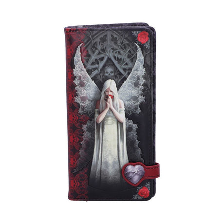 Anne Stokes Only Love Remains Gothic Angel Embossed Purse Default Title - Purses at Gift Moments