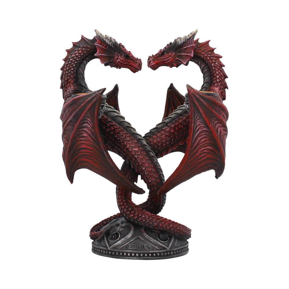 Dragon Heart Anne Stokes Valentines Edition romantic gothic candle holder Default Title - Candles & Holders at Gift Moments