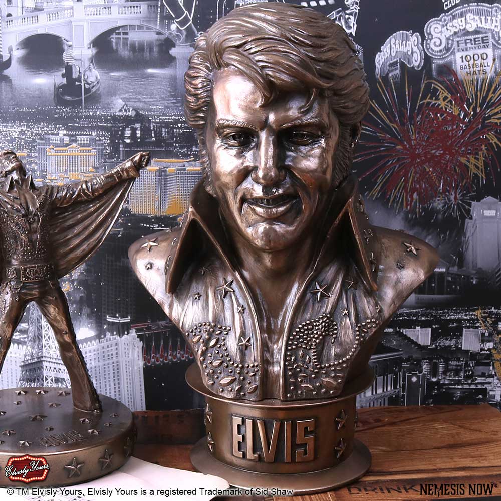 Elvis Presley Bust by Elvisly Yours 33cm: 1 - Figures & Collectables By Elvis Presley