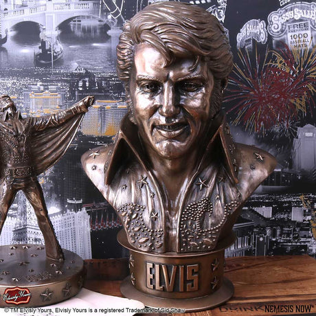 Elvisly Yours Elvis Presley Bust 33cm - Figures & Collectables at Gift Moments