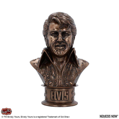 Elvisly Yours Elvis Presley Bust 33cm Default Title - Figures & Collectables at Gift Moments