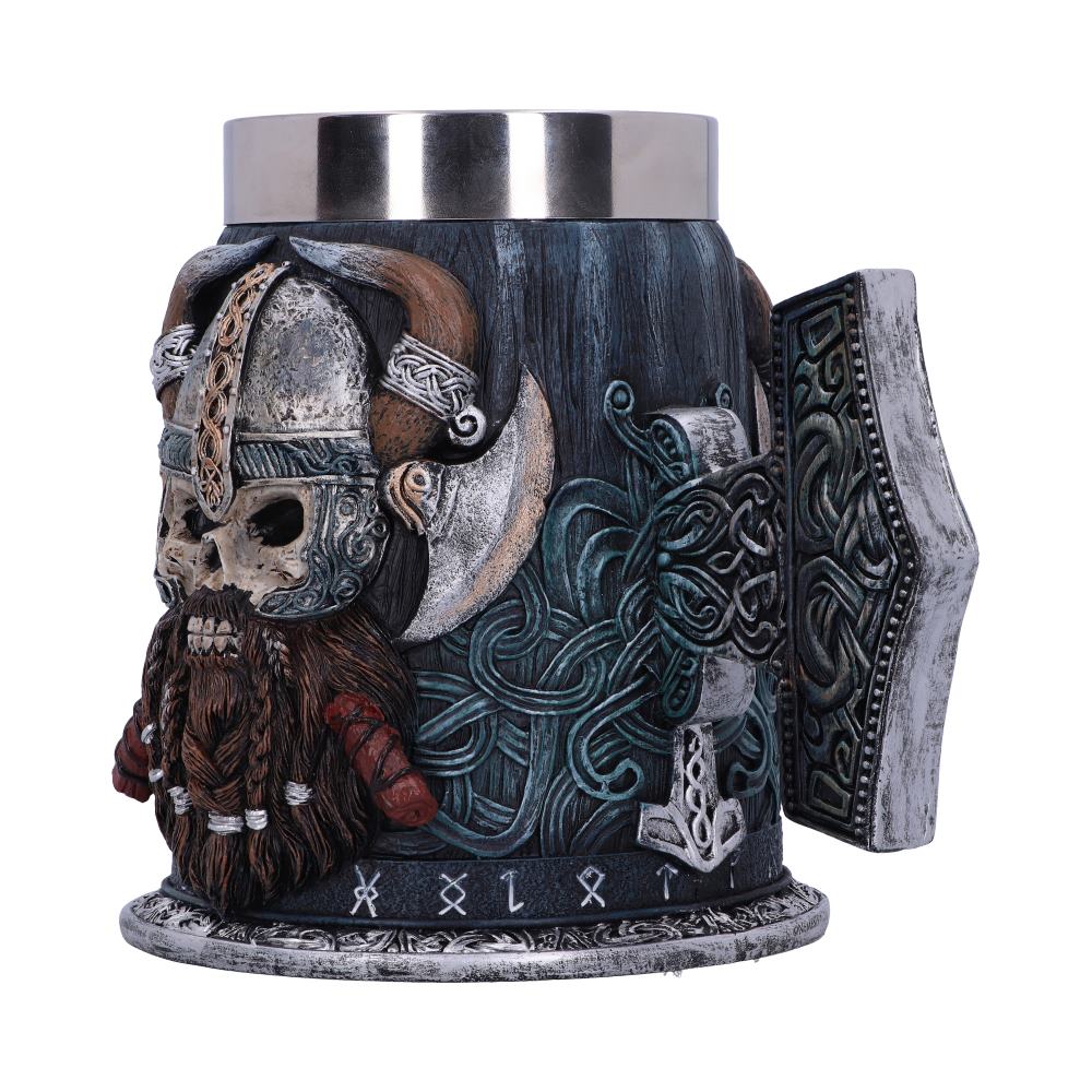 Danegeld Viking Tankard with removable stainless steel insert - Tankards at Gift Moments