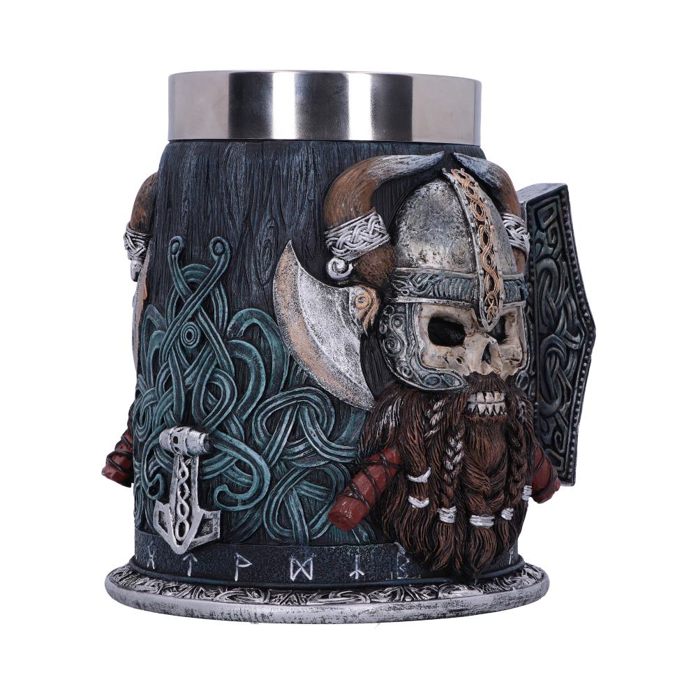 Danegeld Viking Tankard with removable stainless steel insert - Tankards at Gift Moments