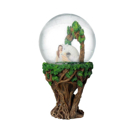 Anne Stokes Pure Heart Unicorn Snowglobe - Snow Globes at Gift Moments