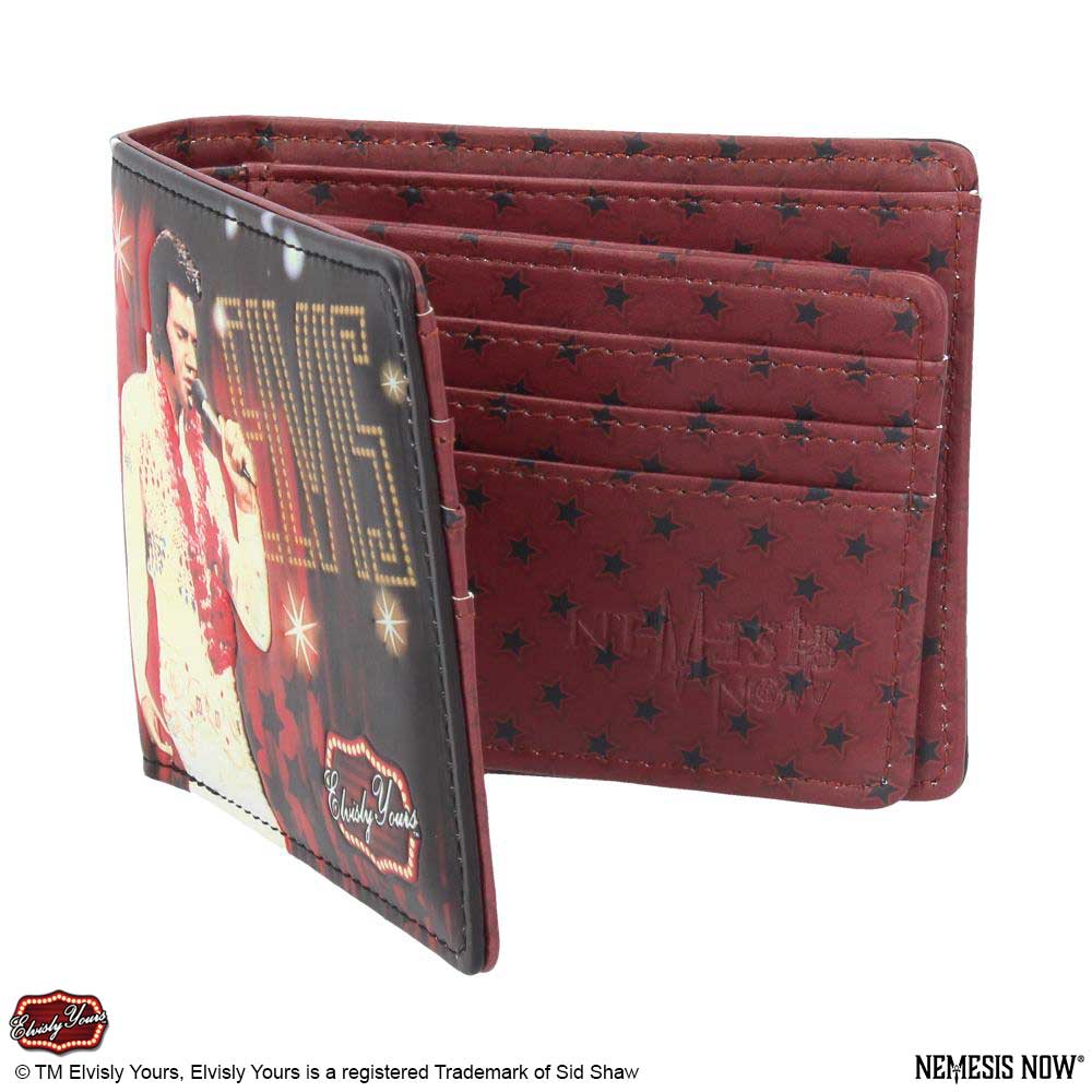 Elvisly Yours Red Wallet: 3 - Wallets By Elvis Presley