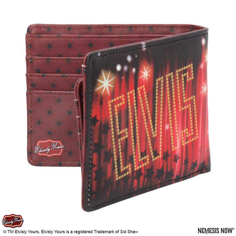 Elvisly Yours Red Wallet: 5 - Wallets By Elvis Presley