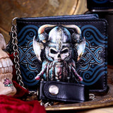 Danegeld Viking Wallet with Decorative Chain Black 11cm - Wallets at Gift Moments