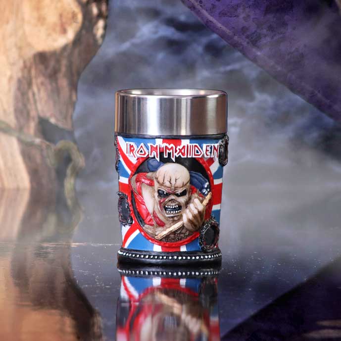 Iron Maiden Eddie The Trooper Shot Glass - Shot Glasses at Gift Moments