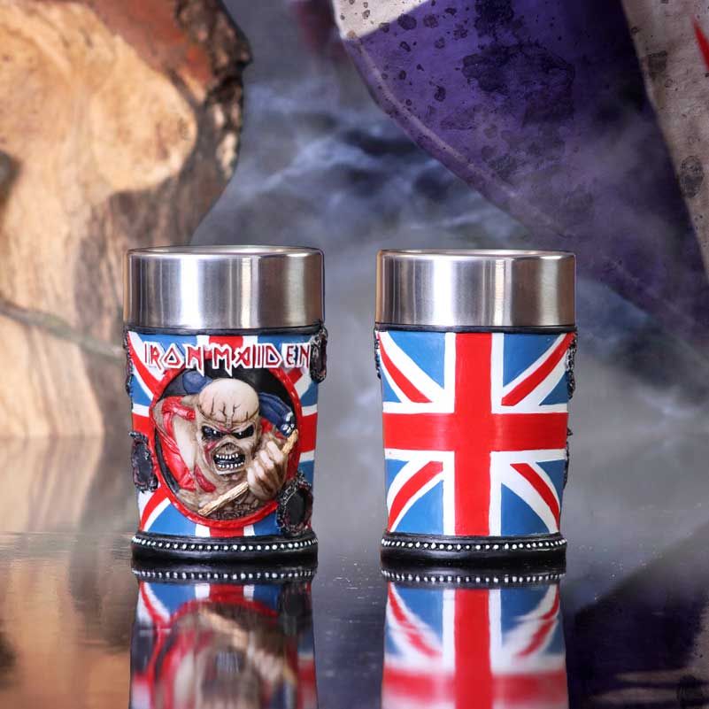 Iron Maiden Eddie The Trooper Shot Glass - Shot Glasses at Gift Moments