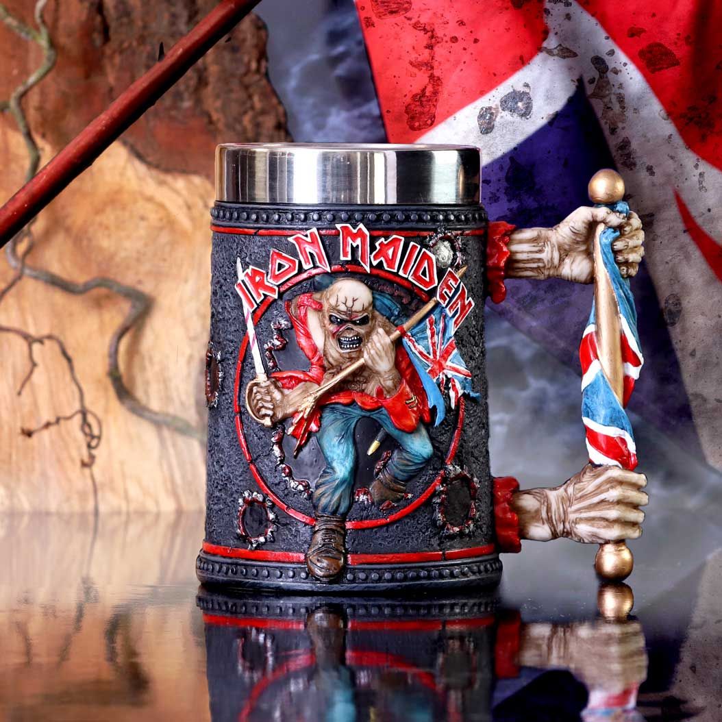 Iron Maiden Eddie The Trooper Tankard Mug - Tankards at Gift Moments