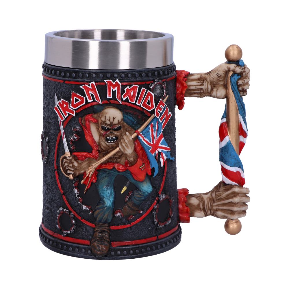 Iron Maiden Eddie The Trooper Tankard Mug Default Title - Tankards at Gift Moments