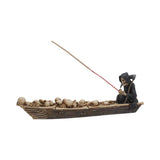 The Ferryman Grim Reaper River Styx Skeleton Incense Holder - Incense Holders at Gift Moments