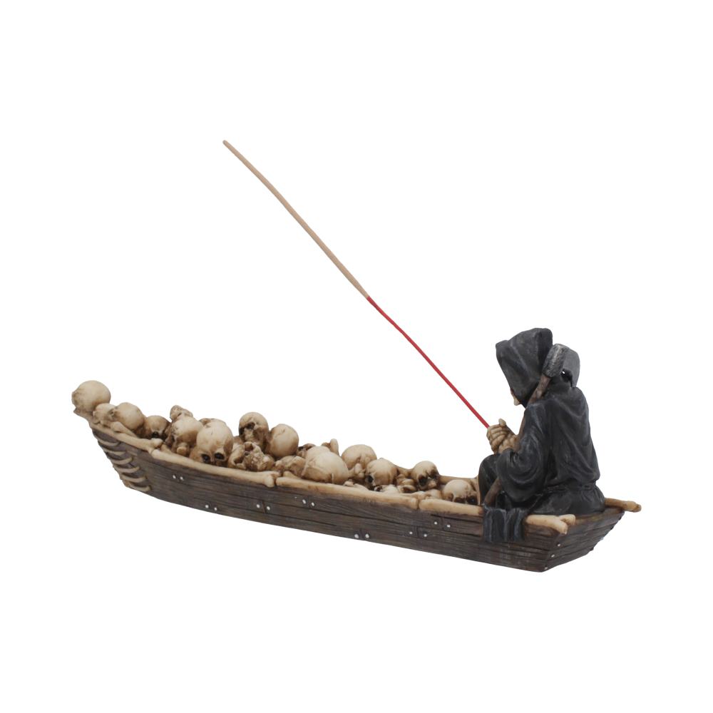 The Ferryman Grim Reaper River Styx Skeleton Incense Holder - Incense Holders at Gift Moments