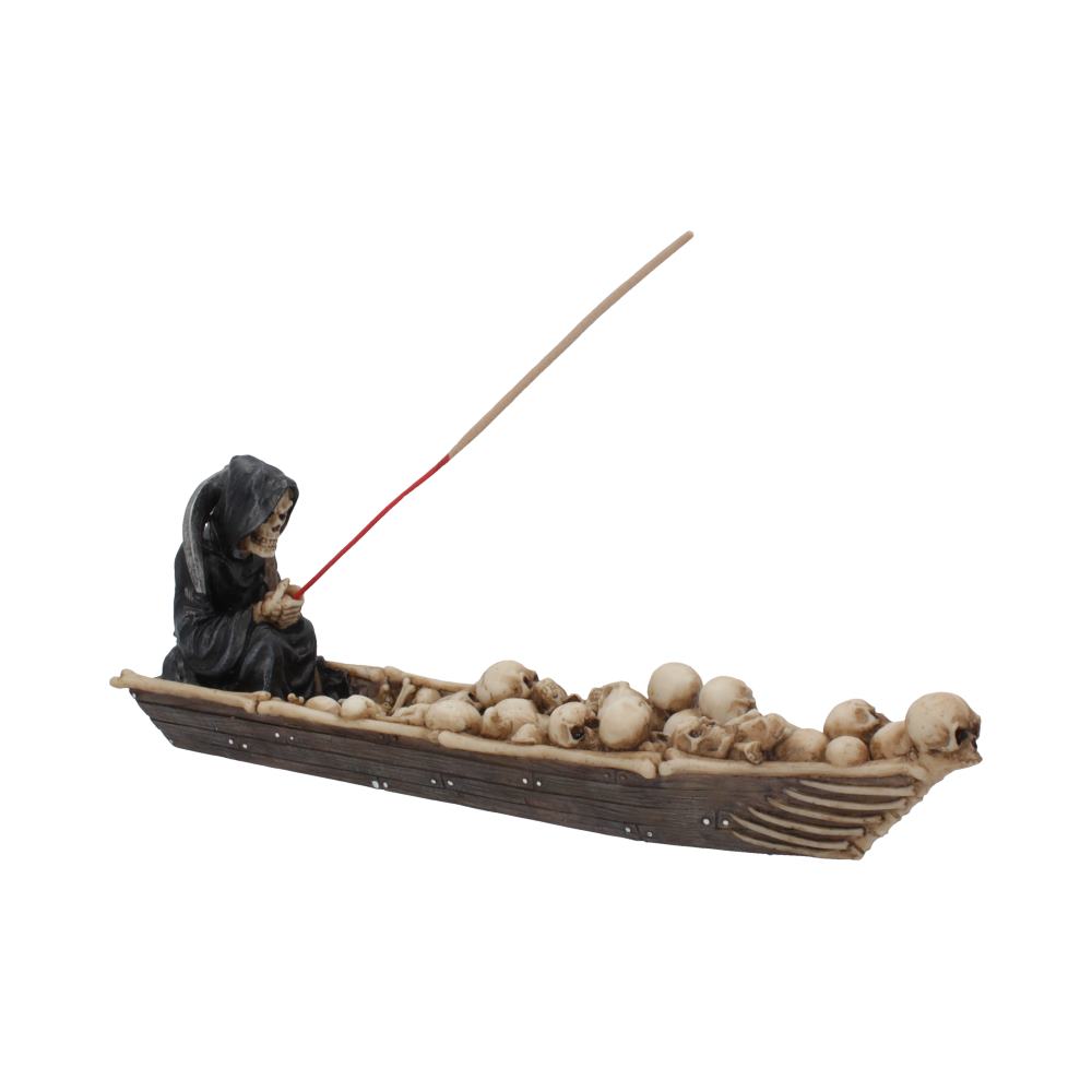 The Ferryman Grim Reaper River Styx Skeleton Incense Holder Default Title - Incense Holders at Gift Moments