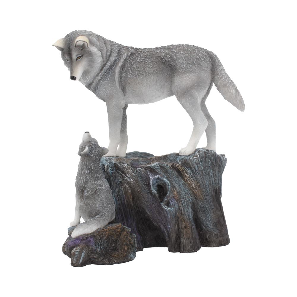 Guidance Ornament Wolf and Pup Figurine by Lisa Parker - Figurines Medium (15-29cm) at Gift Moments